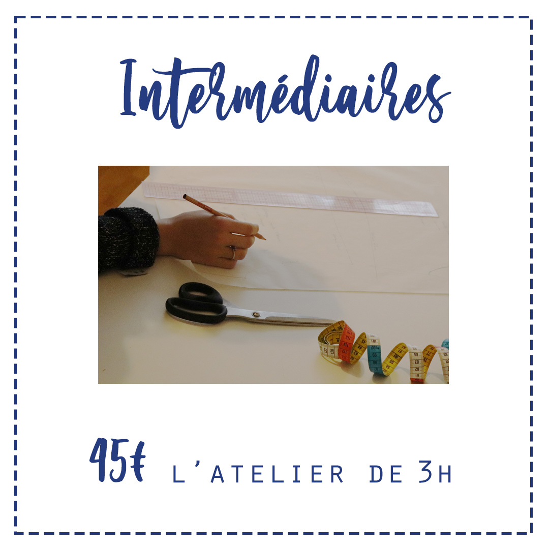 offrir un cours de couture niveau intermédiaire